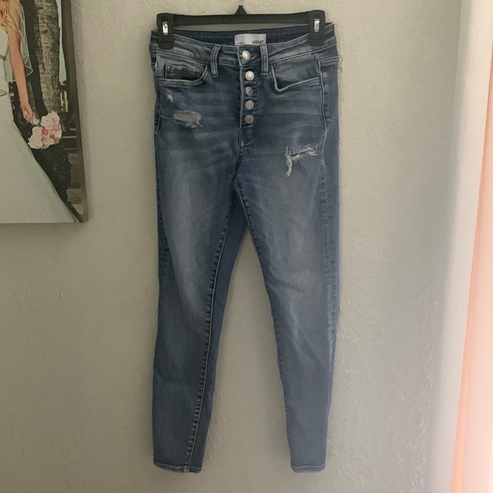 Denim High Rise Skinny Jeans
